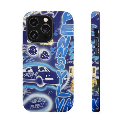 MagSafe "state college, pa" airbrush iPhone case