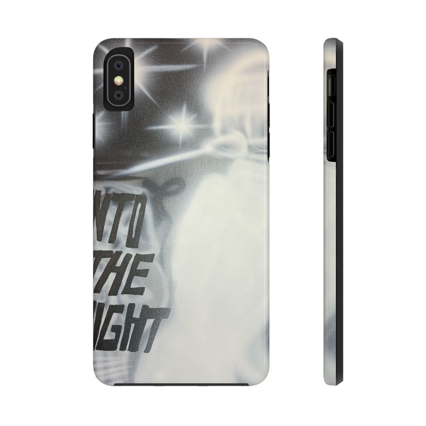 "into the night" airbrush iPhone case