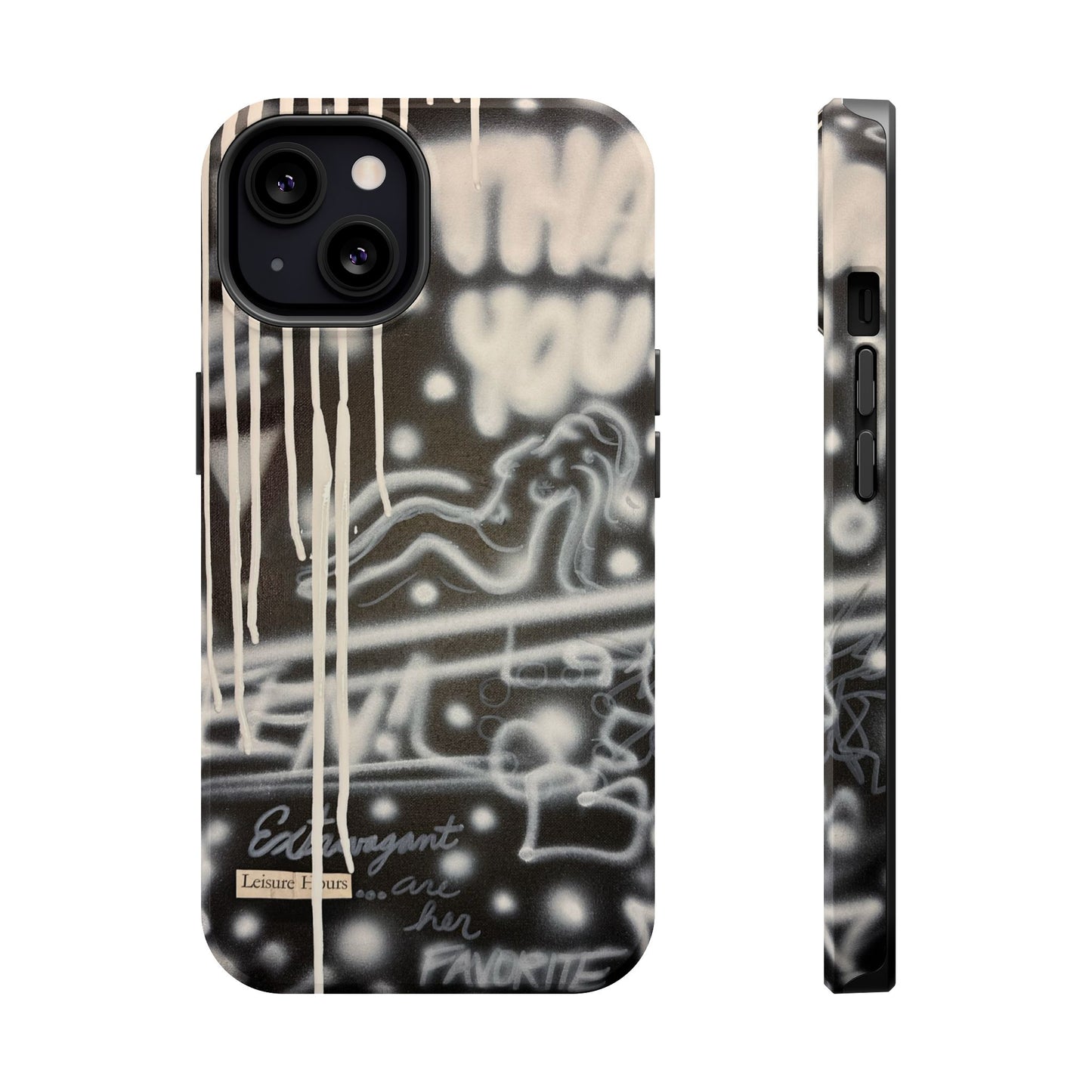 MagSafe "extravagant leisure" airbrush iPhone case