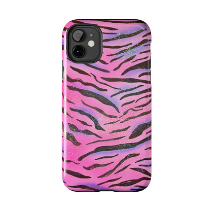 "glitter zebra" airbrush iPhone case