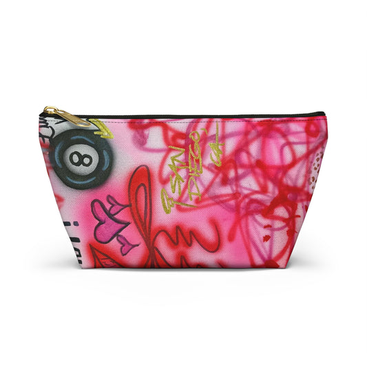 "IT girl" airbrush makeup pouch