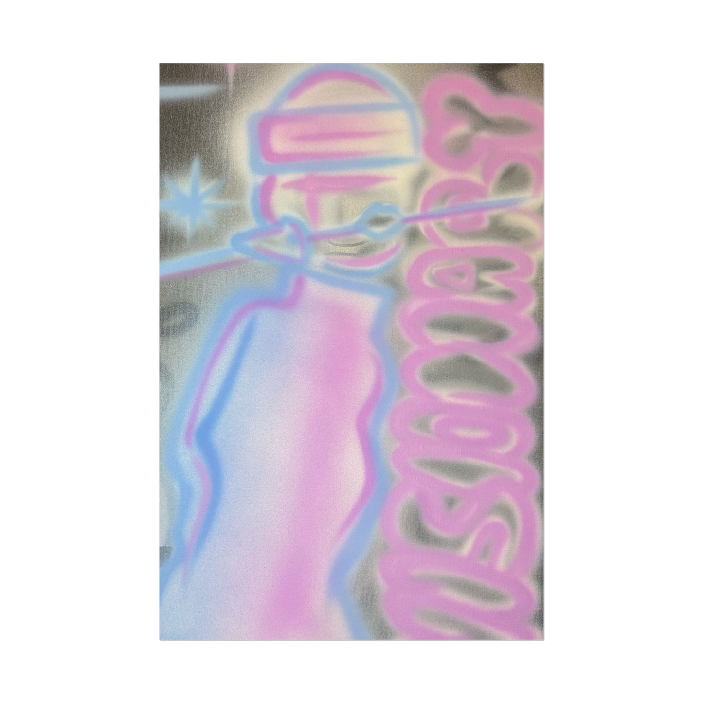 "visionary" pt. 2 airbrush rolled print
