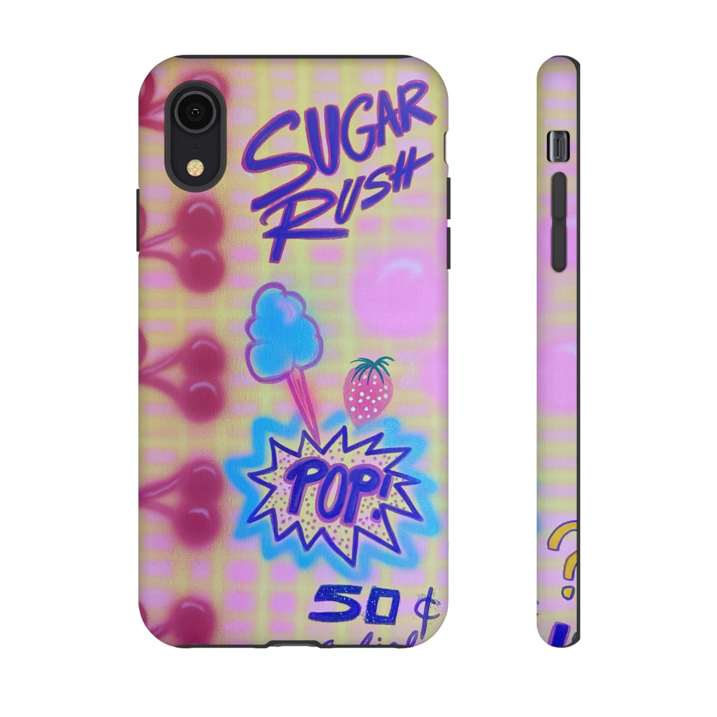 "sugar rush" airbrush iPhone case