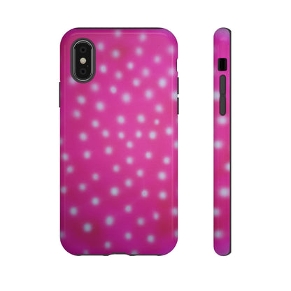 "bubblegum polka dot" airbrush iPhone case