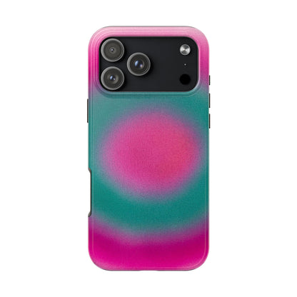 "watermelon swirl" aura airbrush iPhone case