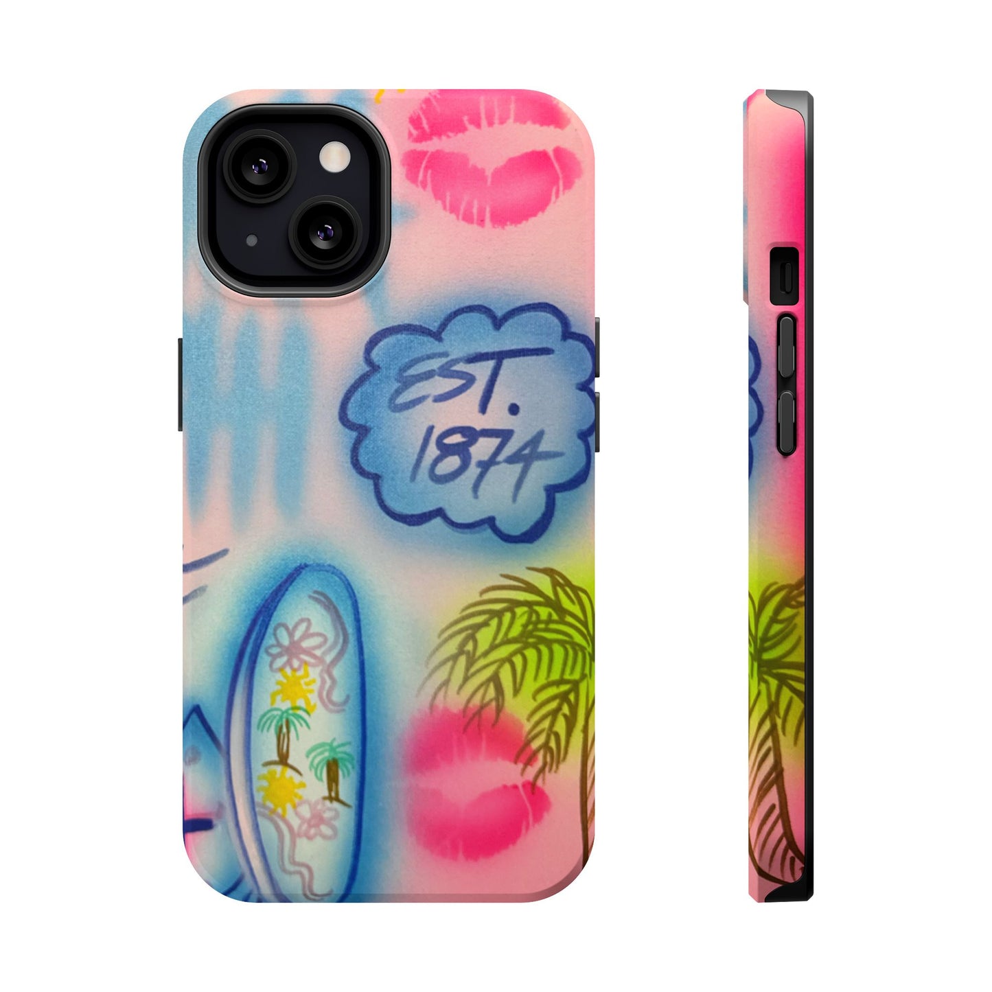 MagSafe "in the wave" airbrush iPhone case