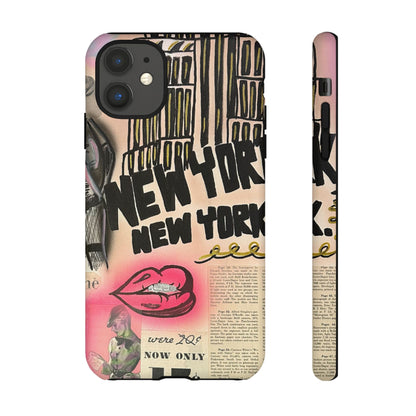 "new york, new york" airbrush iPhone case