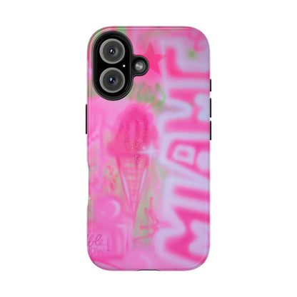 "sunset sorbet" airbrush iPhone case