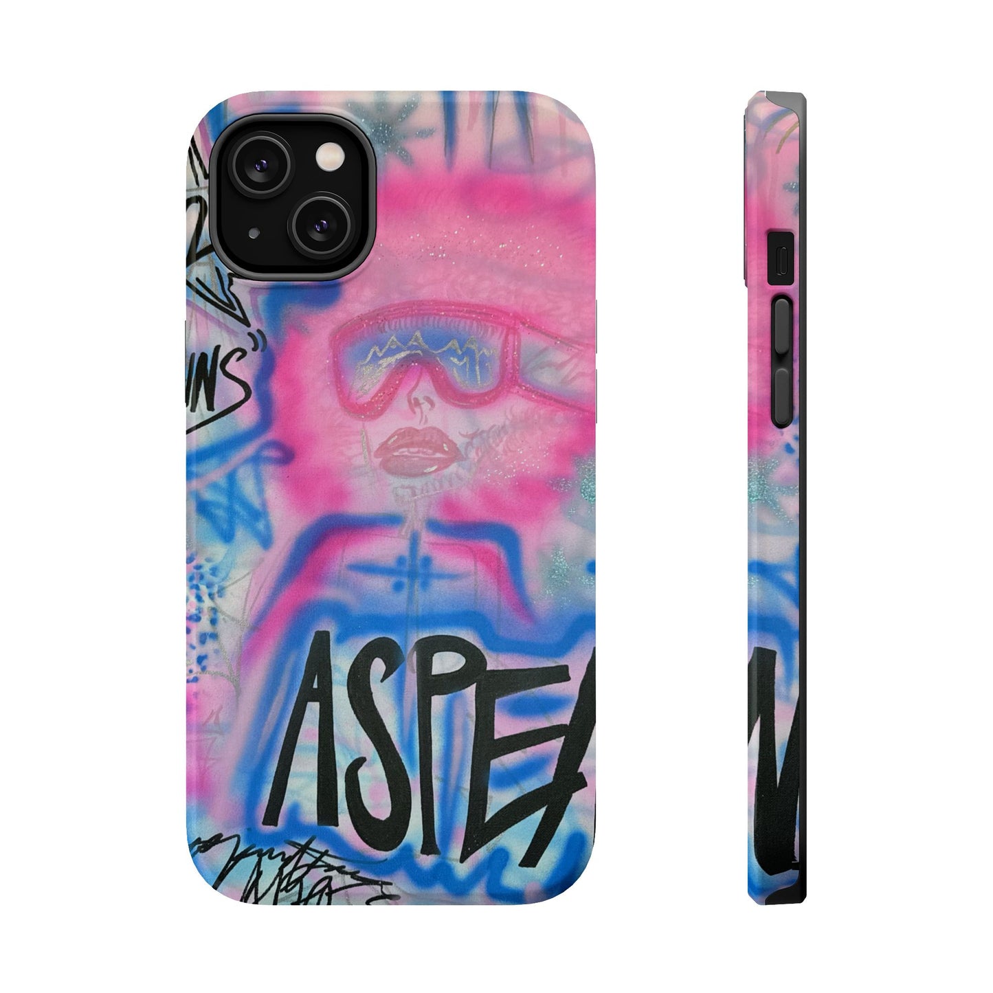 MagSafe "aspen aspirations" airbrush iPhone case