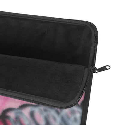 "pink cheetah" airbrush laptop sleeve
