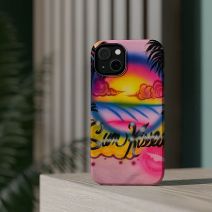 MagSafe "sunkissed" airbrush iPhone case