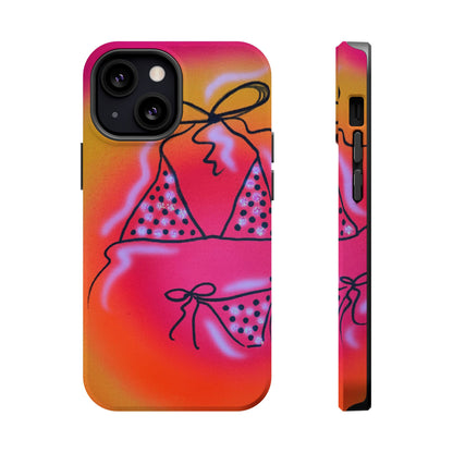 MagSafe "glitter bikini" airbrush iPhone case