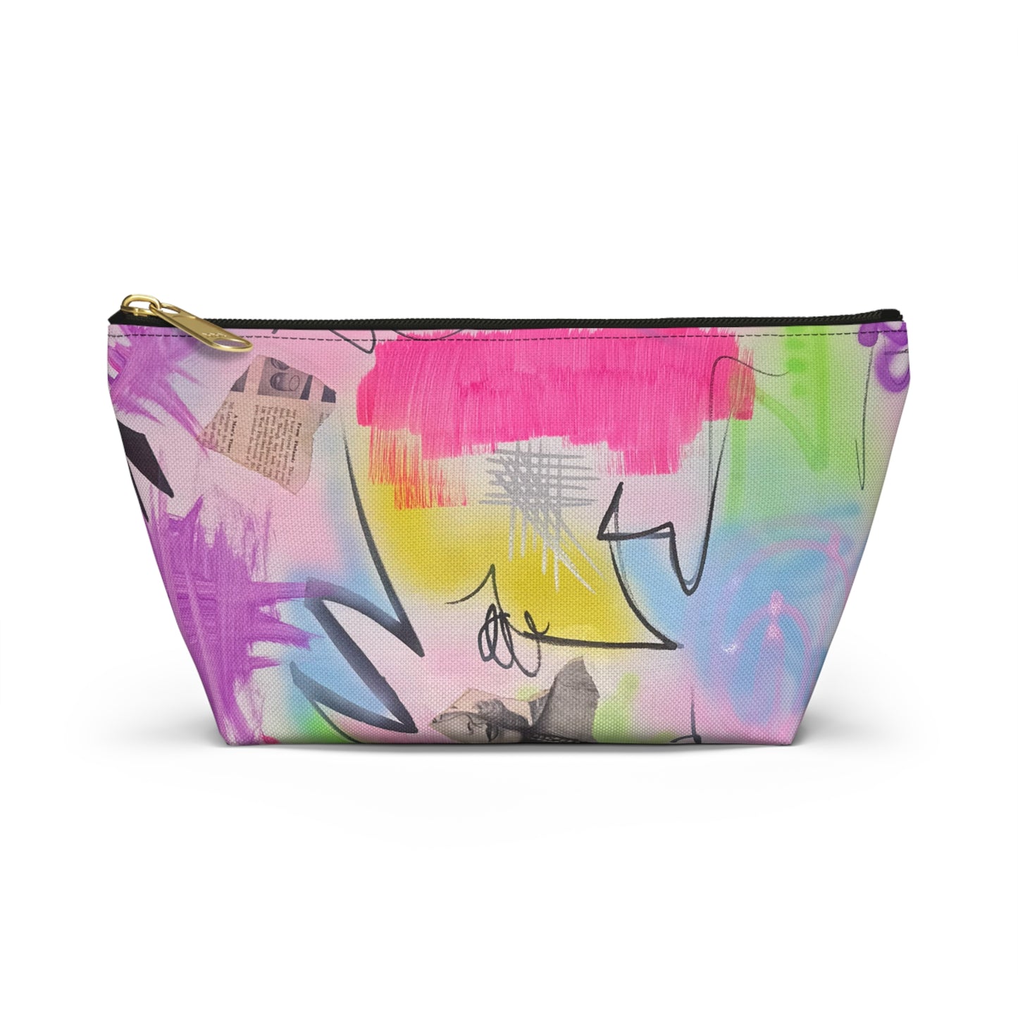 "pastel static" airbrush makeup pouch