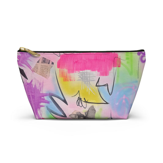 "pastel static" airbrush makeup pouch