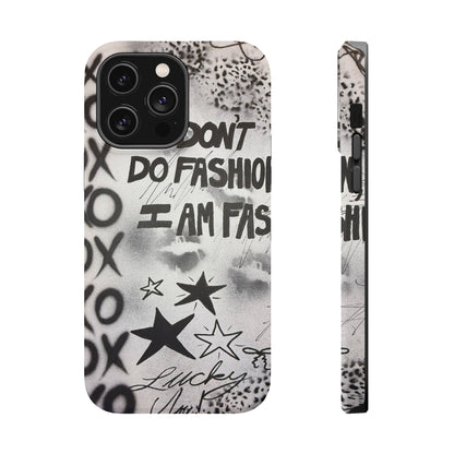 MagSafe "i am fashion" airbrush iPhone case