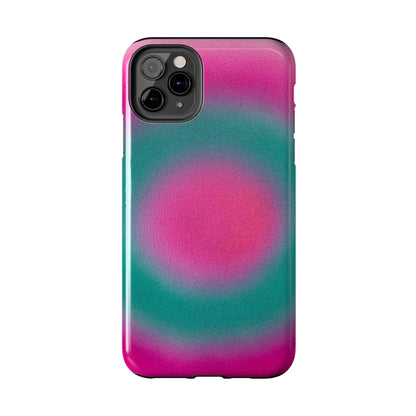 "watermelon swirl" aura airbrush iPhone case