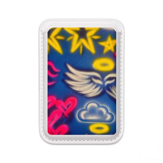 "celestial halo" airbrush vegan wallet (Magsafe® Compatible)