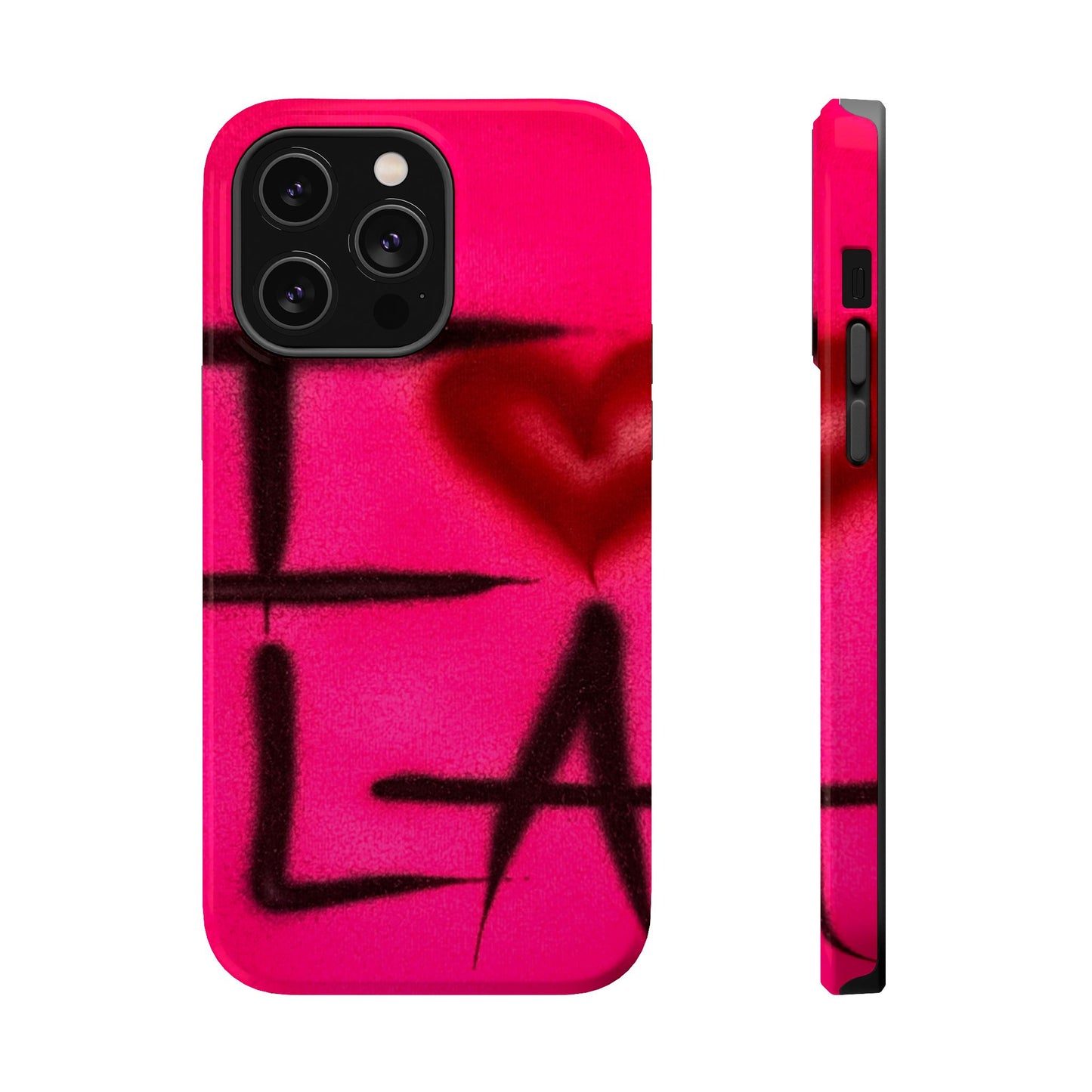 MagSafe "i <3 LA" airbrush iPhone case