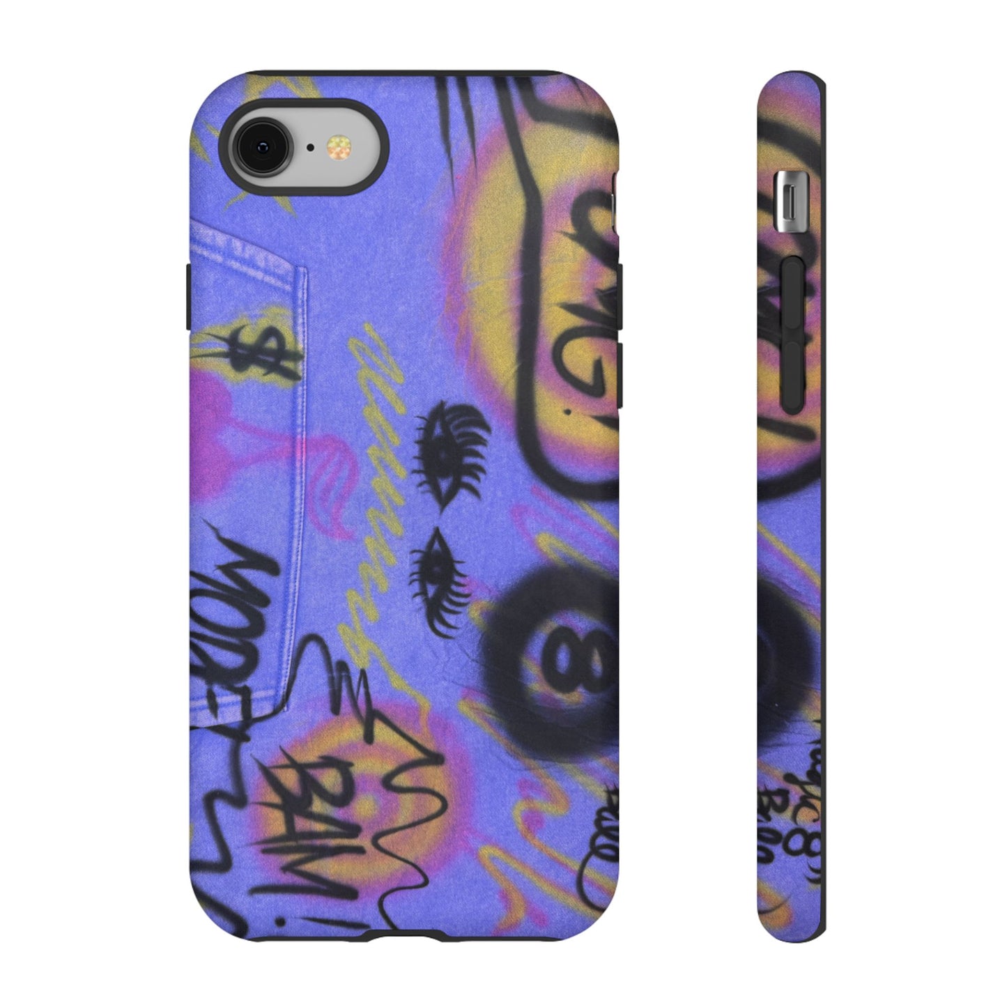 "eye$ on lies" airbrush iPhone case