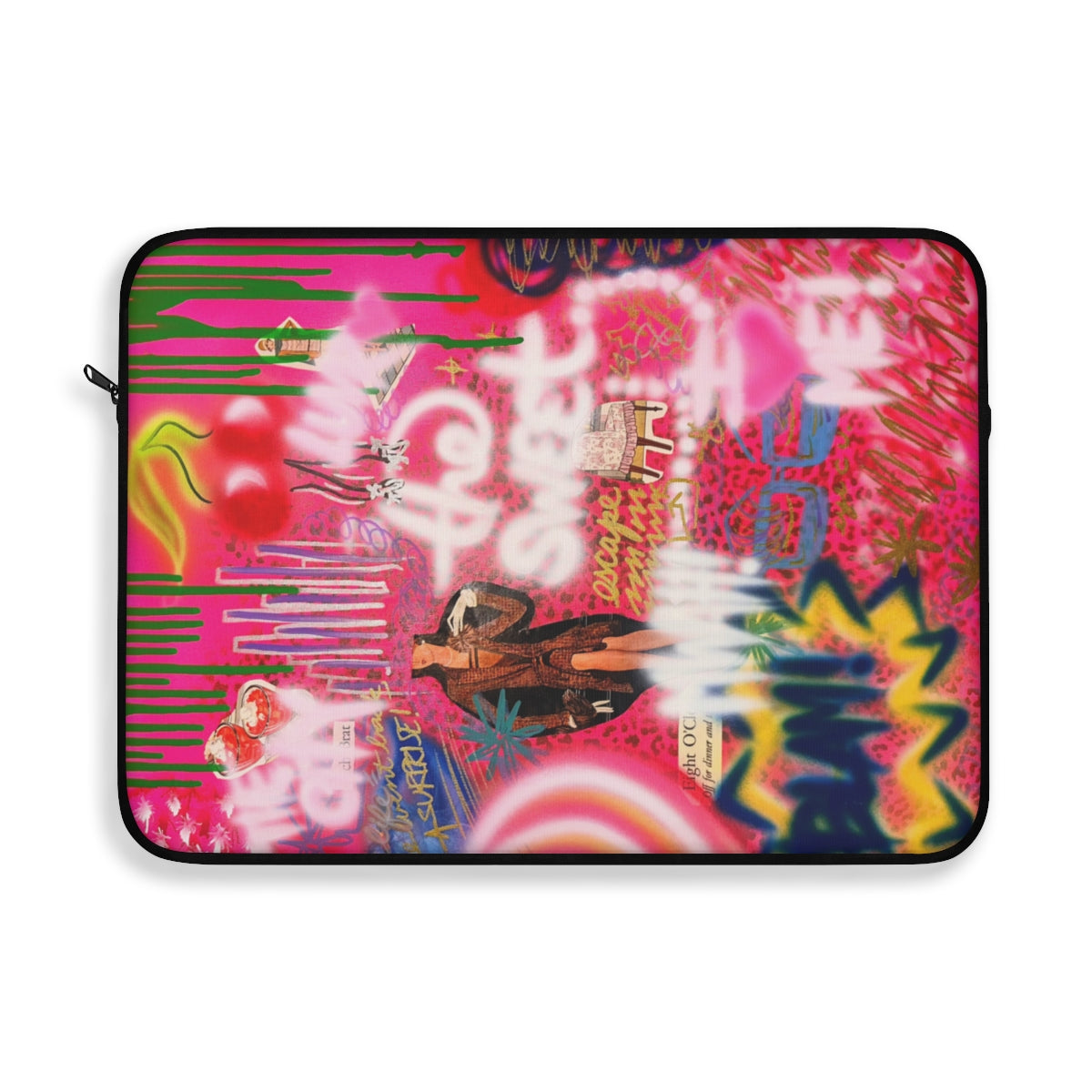 "sweet escape" airbrush laptop sleeve