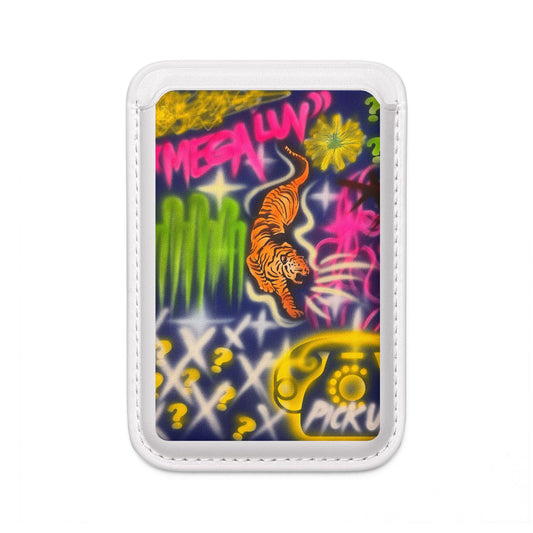 "mega luv" airbrush vegan wallet (Magsafe® Compatible)