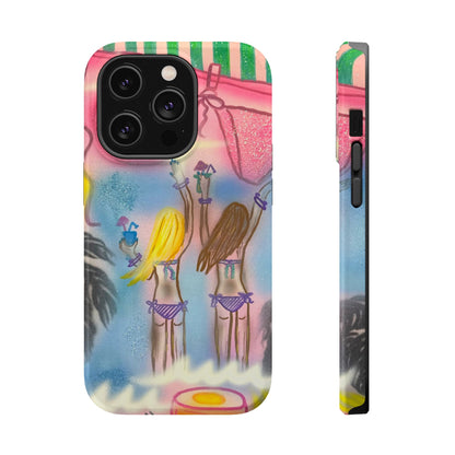 MagSafe "kinis & tinis" airbrush iPhone case