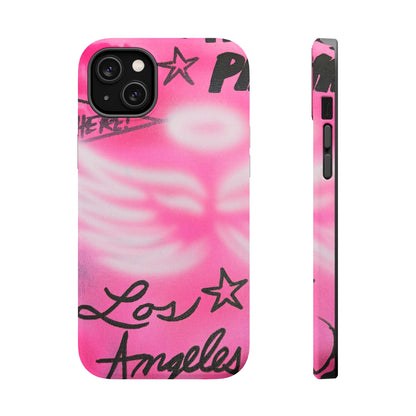 "pink angel wings" airbrush iPhone case
