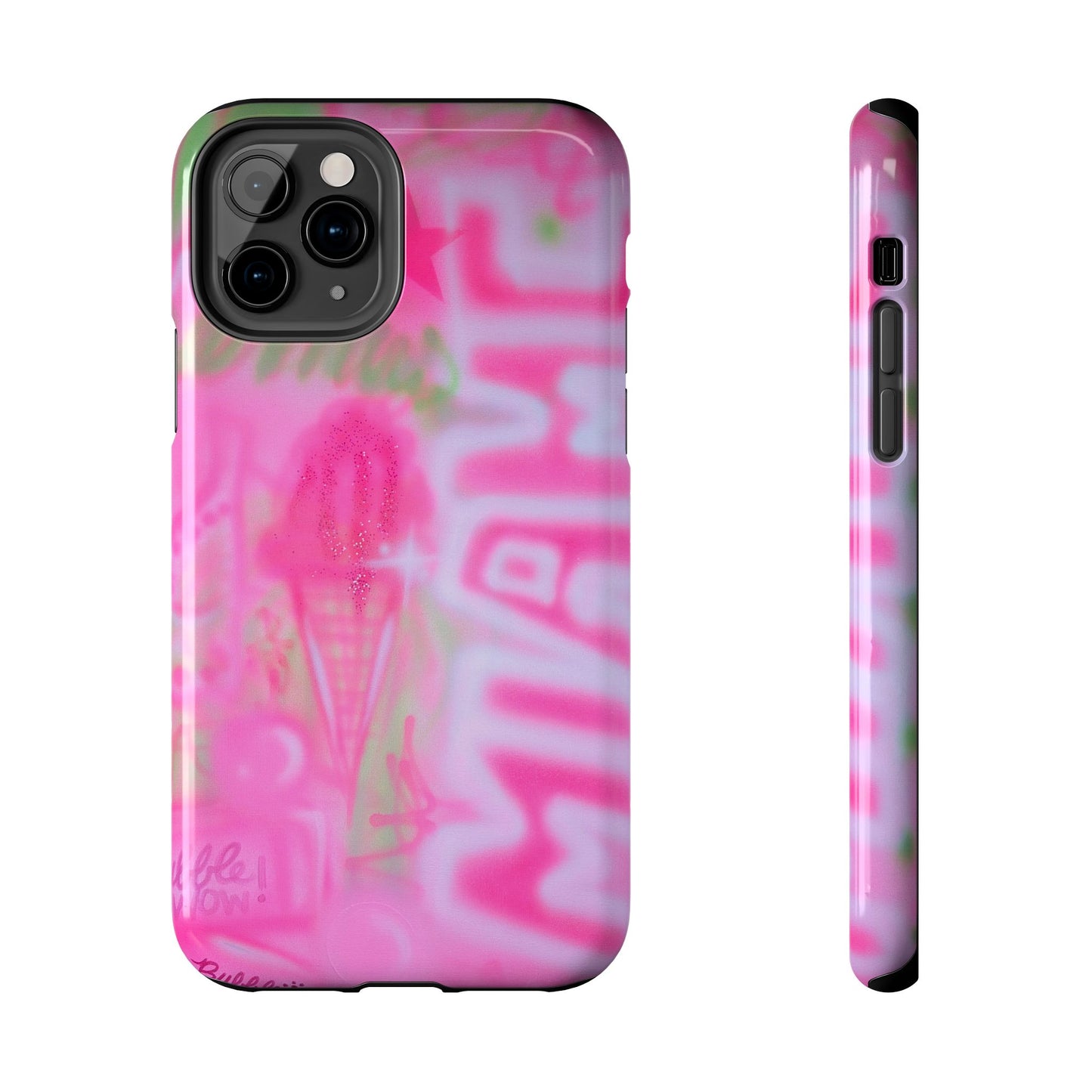 "sunset sorbet" airbrush iPhone case