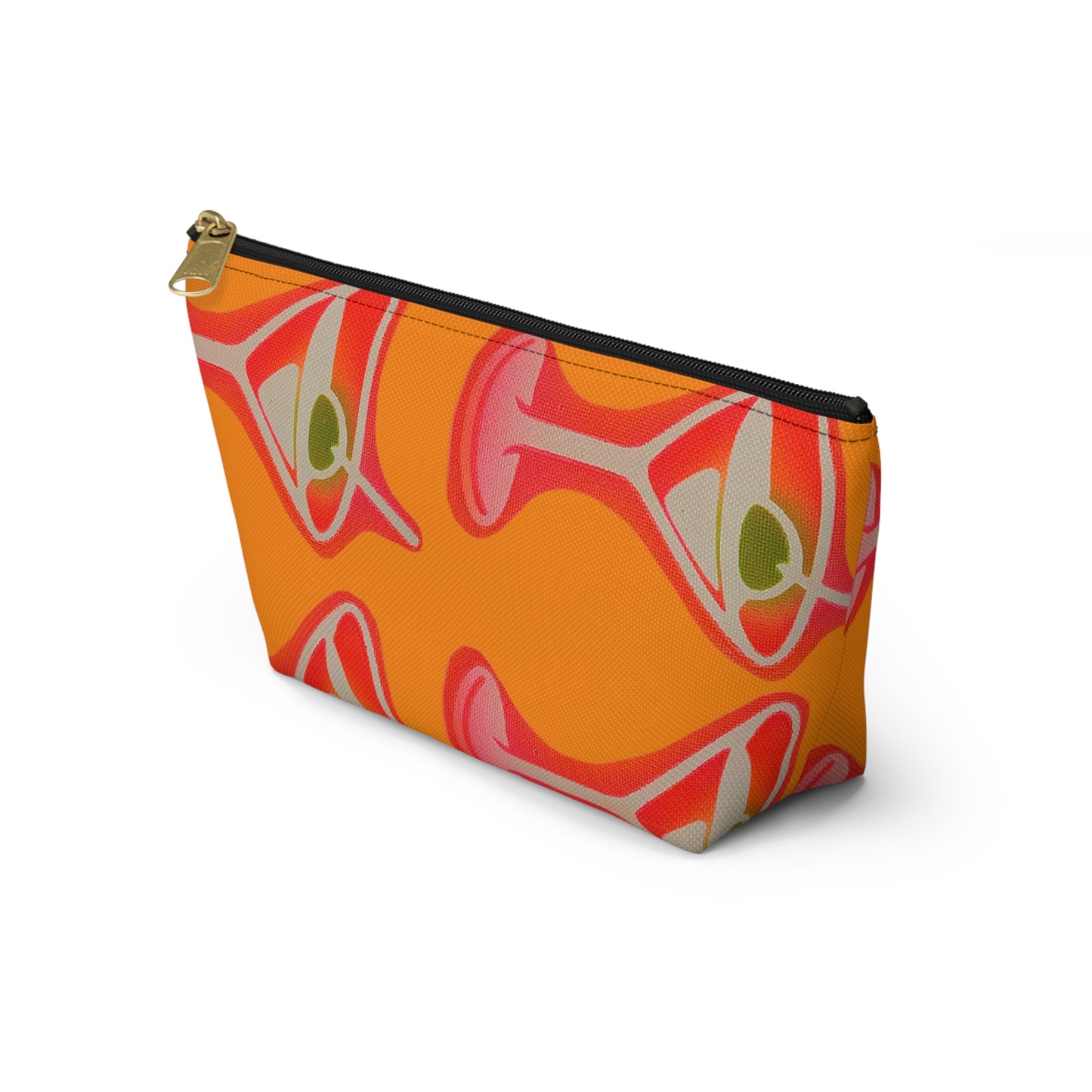 "shaken, not stirred" airbrush makeup pouch