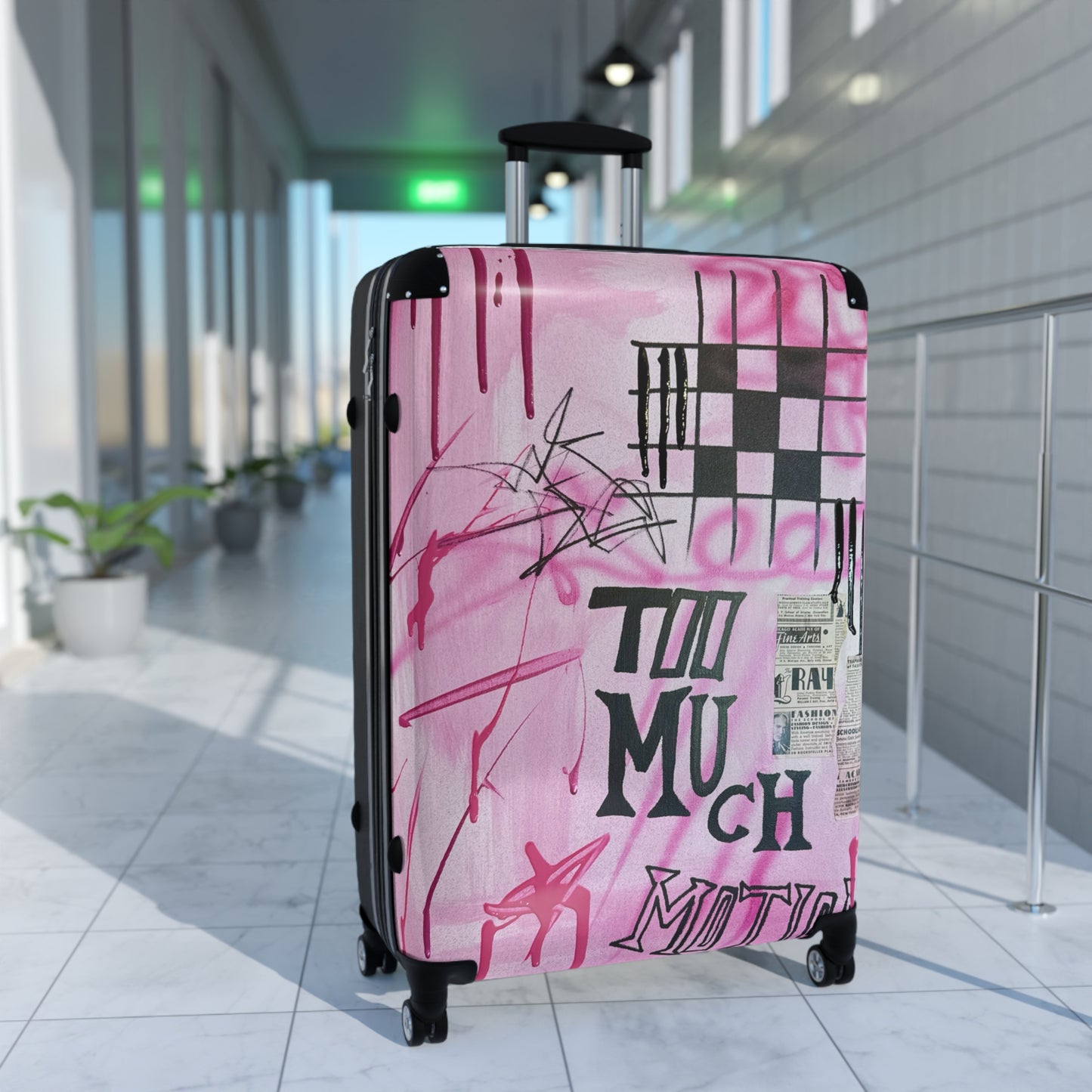 "too much motion" airbrush suitcase