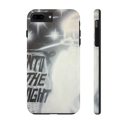 "into the night" airbrush iPhone case