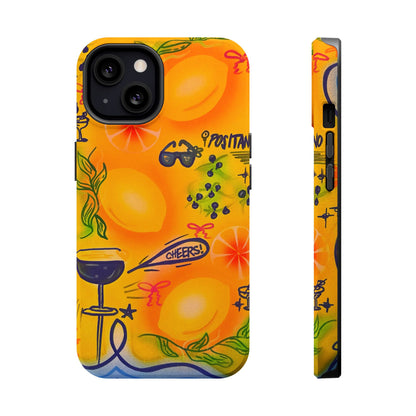"citrus coastline" airbrush iPhone case