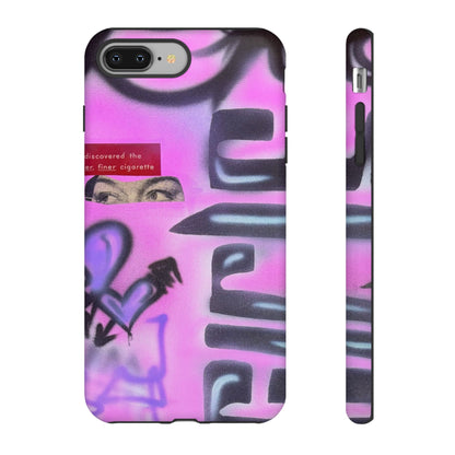 "purple princess" airbrush iPhone case