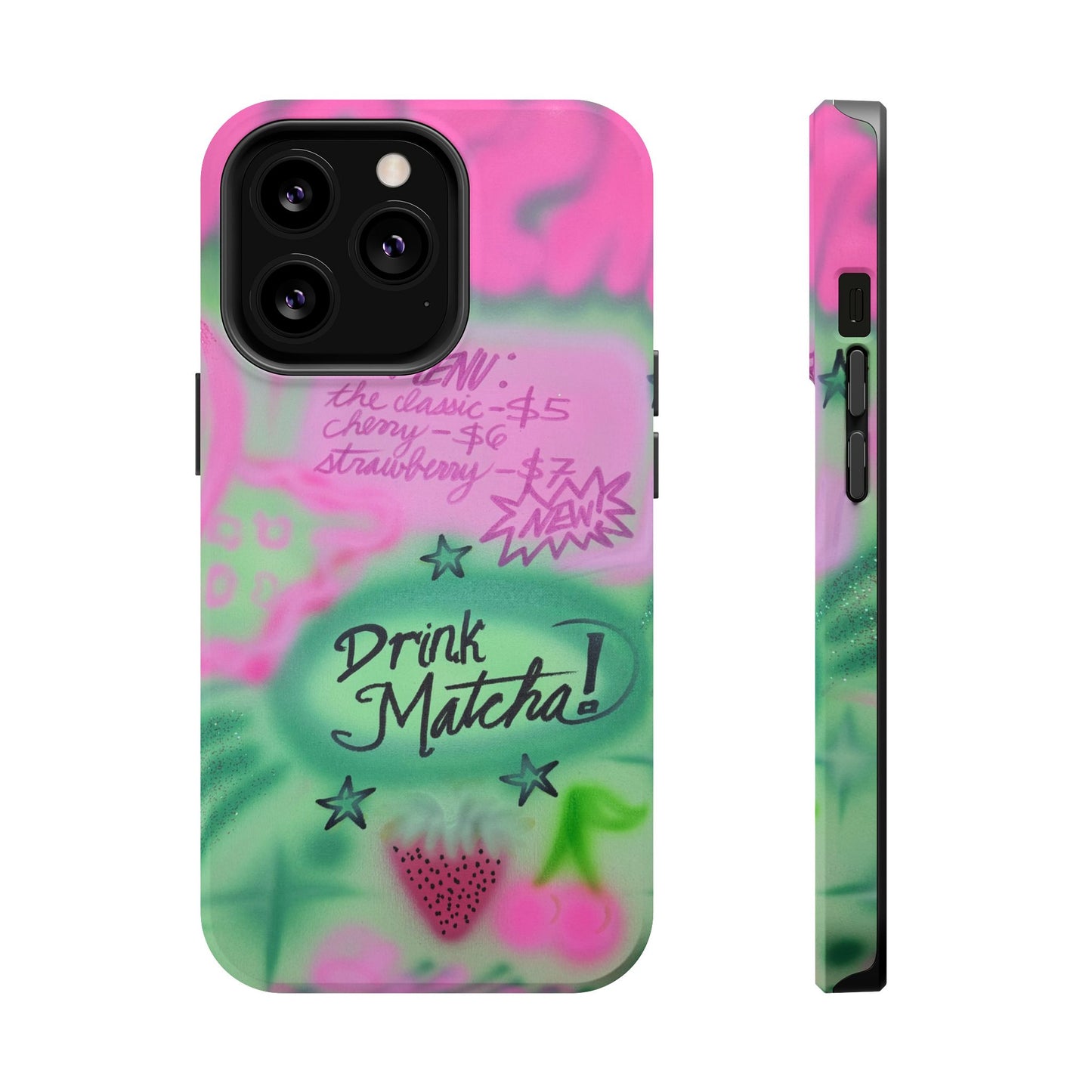 MagSafe "matcha!" airbrush iPhone case