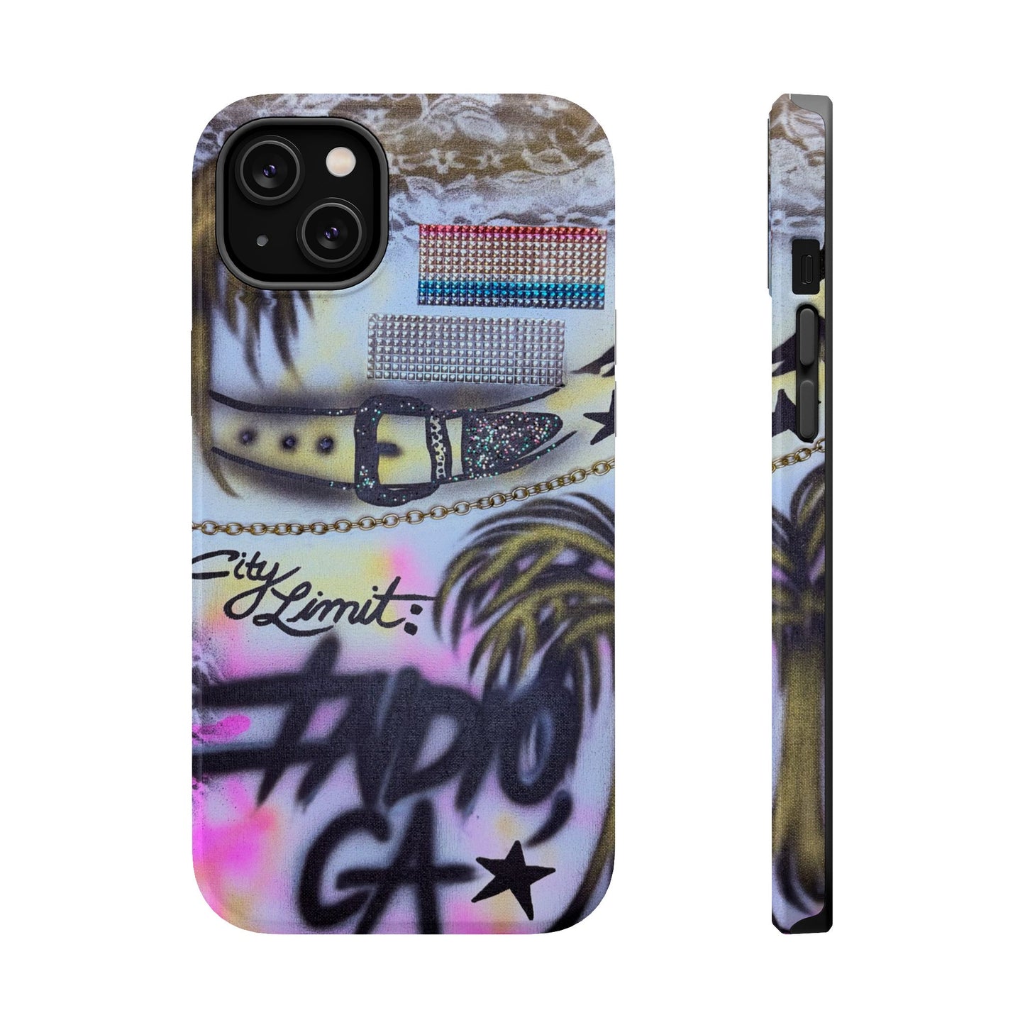 MagSafe "indio, ca" airbrush iPhone case