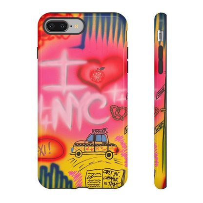 "in the city" airbrush iPhone case