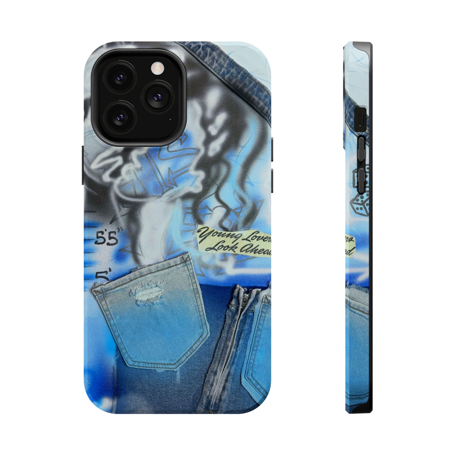 MagSafe "young lovers" airbrush iPhone case