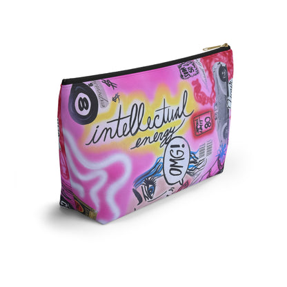 "intellectual energy" airbrush makeup pouch