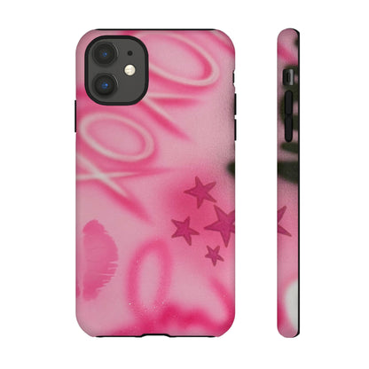 "perfectly pink" airbrush iPhone case