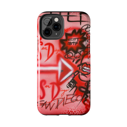 "san diego" airbrush iPhone case