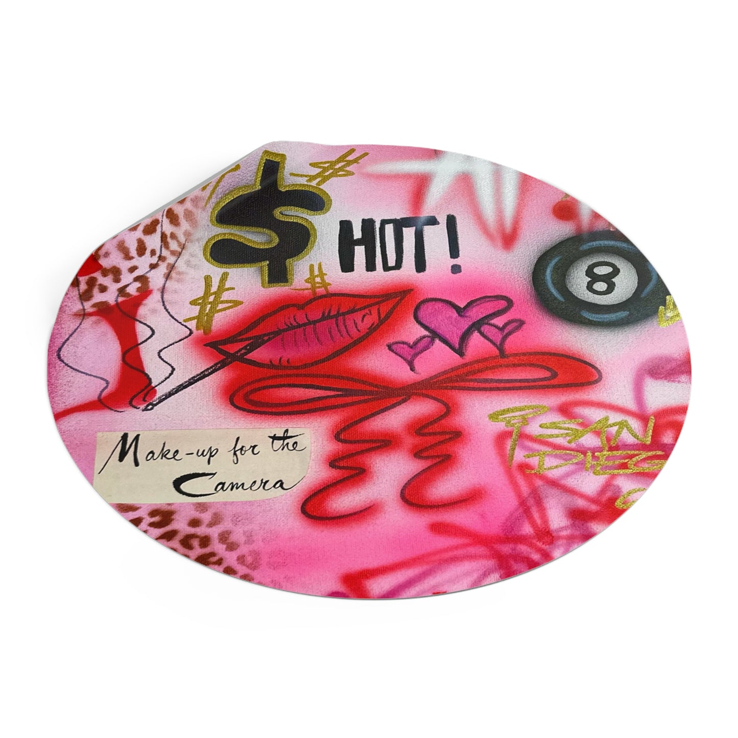 "IT girl" airbrush vinyl sticker