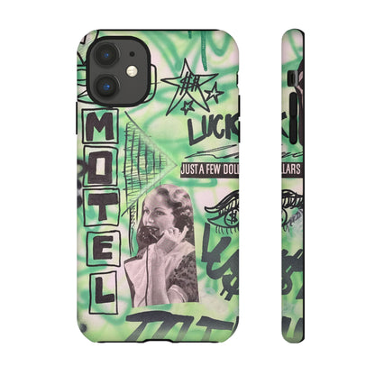 "lust over luck" airbrush iPhone case