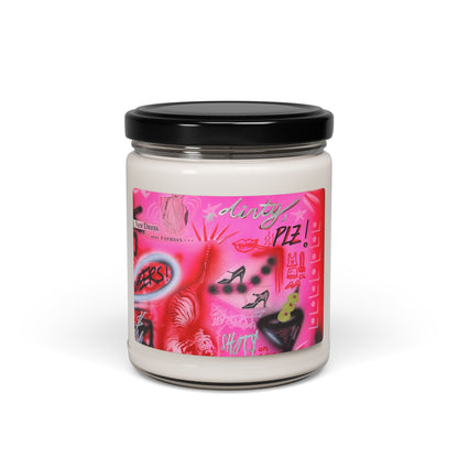 "extra dirty, plz" airbrush soy candle