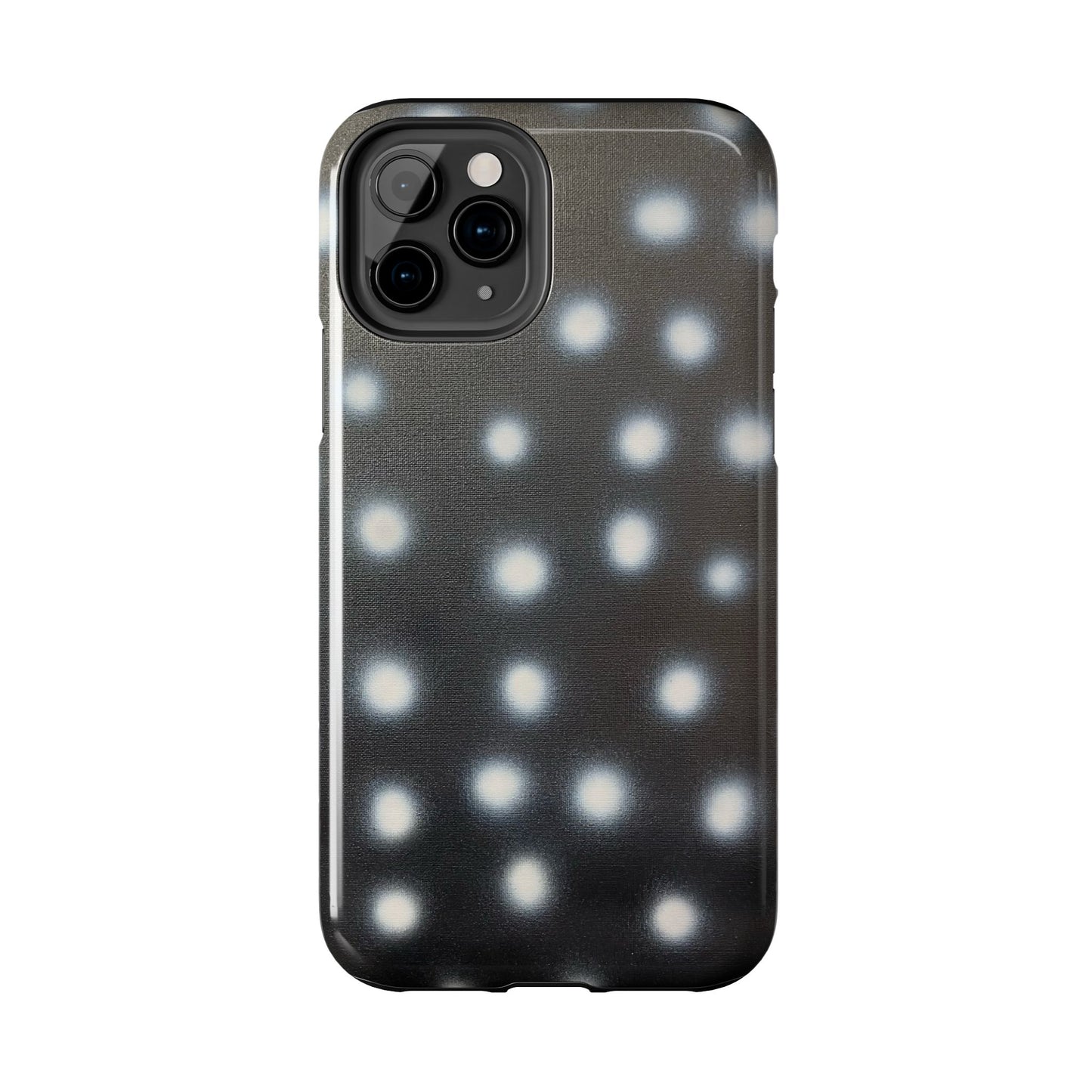 "coconut noir polka dot" airbrush iPhone case