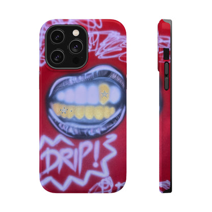 MagSafe "tooth drip" airbrush iPhone case