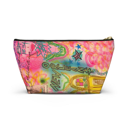 "new orleans" airbrush makeup pouch