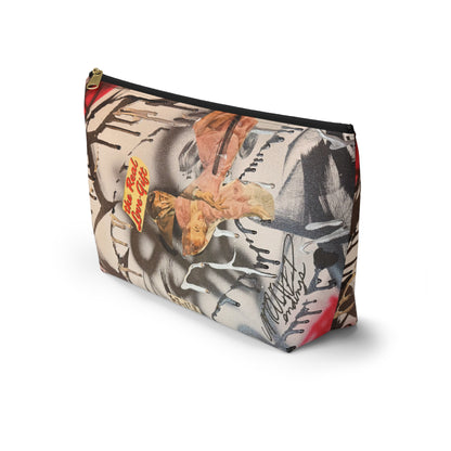 "real love" airbrush makeup pouch