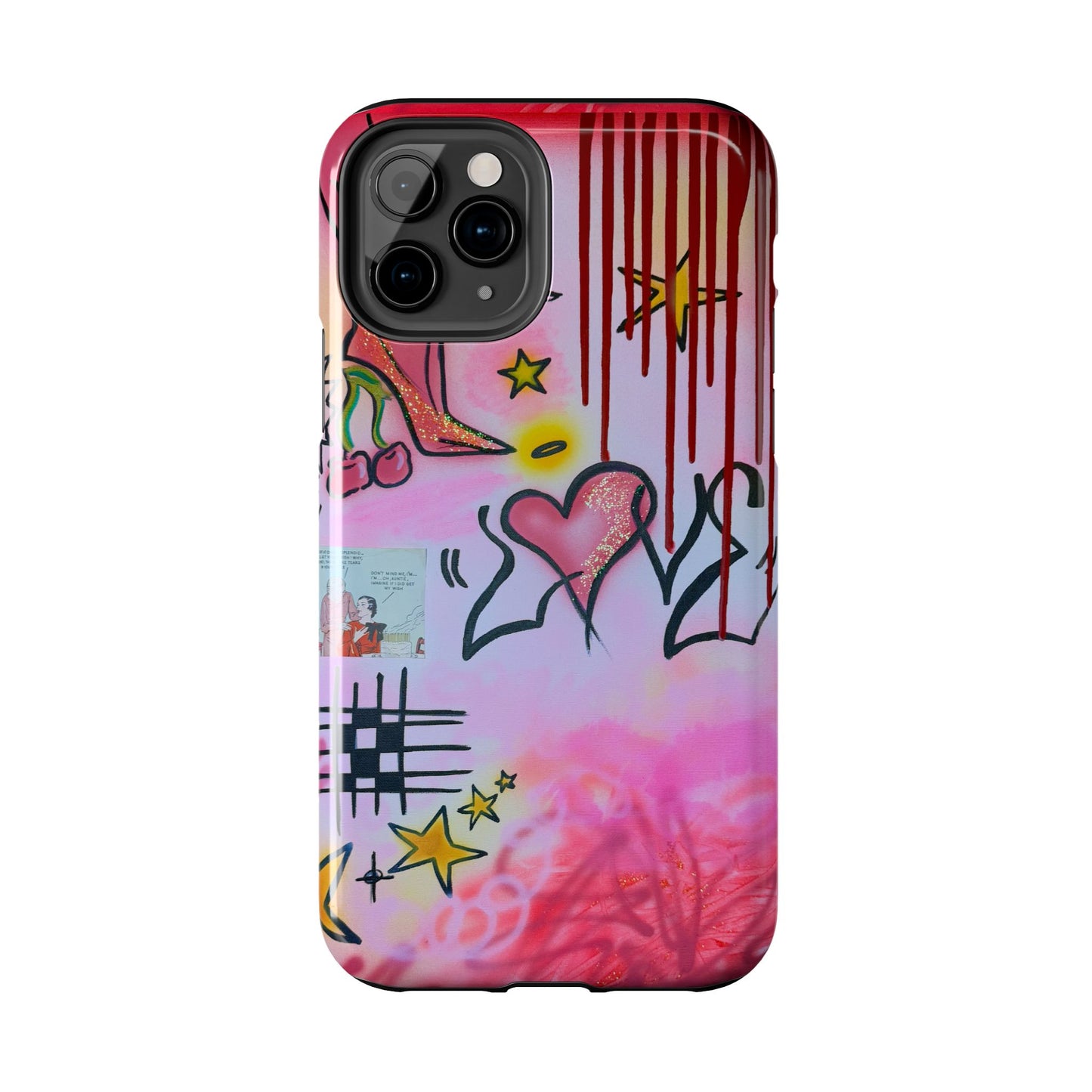 "cherry luvr" airbrush iPhone case