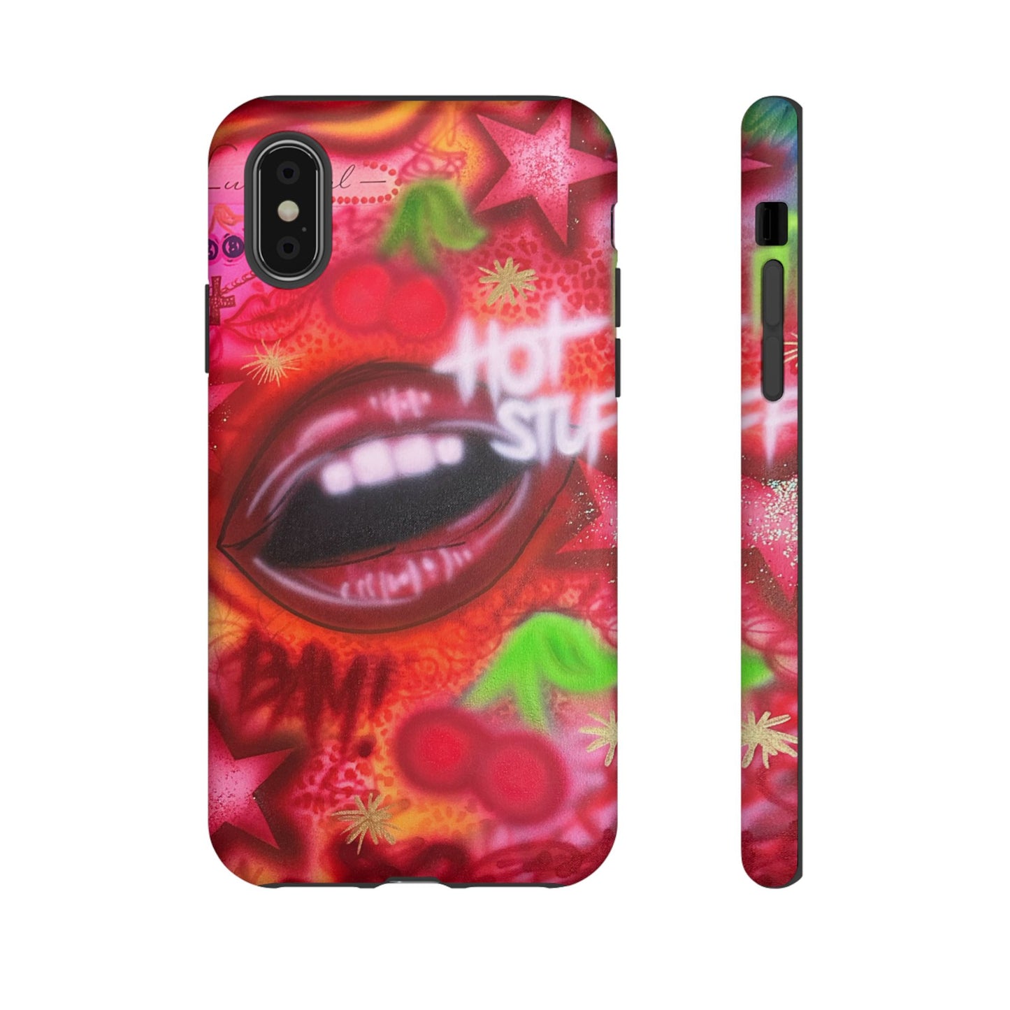 "hot stuff" airbrush iPhone case