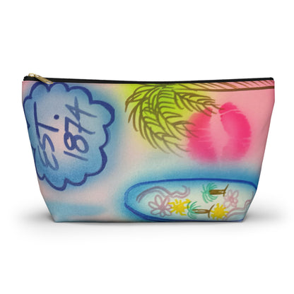 "in the wave" airbrush makeup pouch